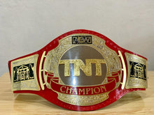 Load image into Gallery viewer, TNT AEW Red Wrestling Championship Belt DG-5017R
