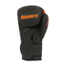 Load image into Gallery viewer, Dynamite Kickboxing Boxing Gloves - Matt Black/Orange
